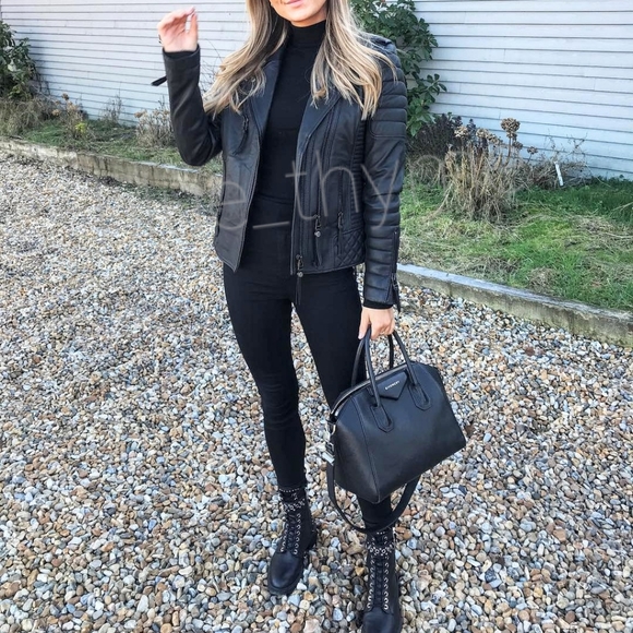 Zara LEATHER Studded Boots - Picture 7 of 14